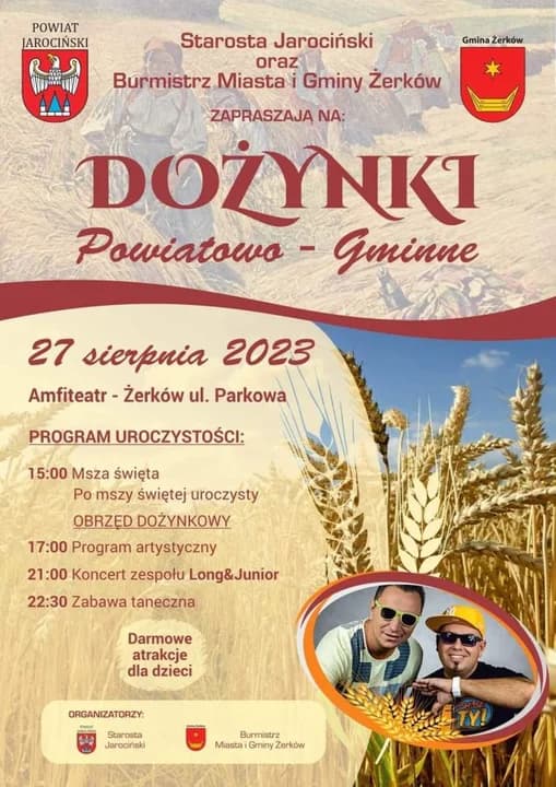 Ostatnie dożynki powiatowo-gminne miały miejsce w 2019 roku w Radlinie. Ich gospodarzem wspólnie ze starostą Lidią Czechak był burmistrz Jarocina Adam Pawlicki