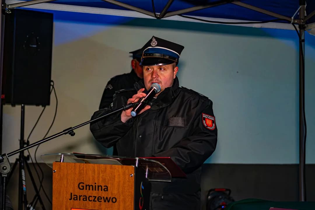 Przekazanie wozu bojowego dla OSP Jaraczewo