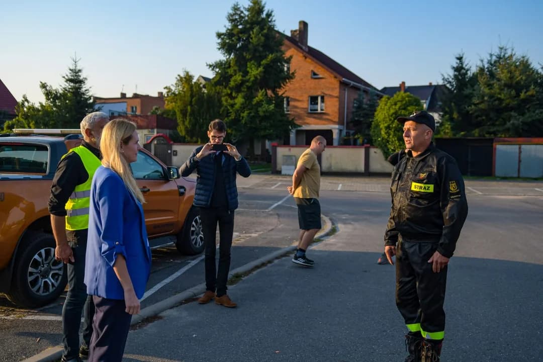 Jarocińscy strażacy jadą na pomoc mieszkańcom gminy Mysłakowice