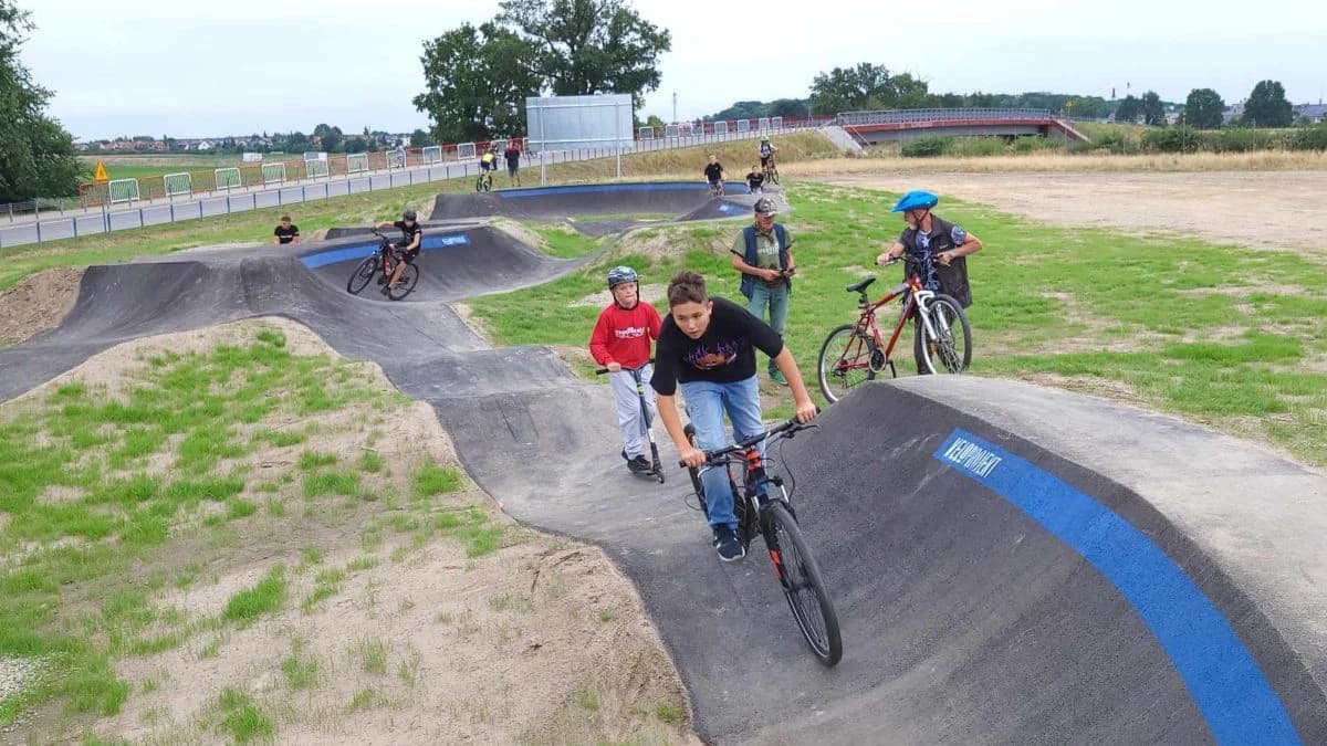 Otwarcie pumptracka w Jarocinie