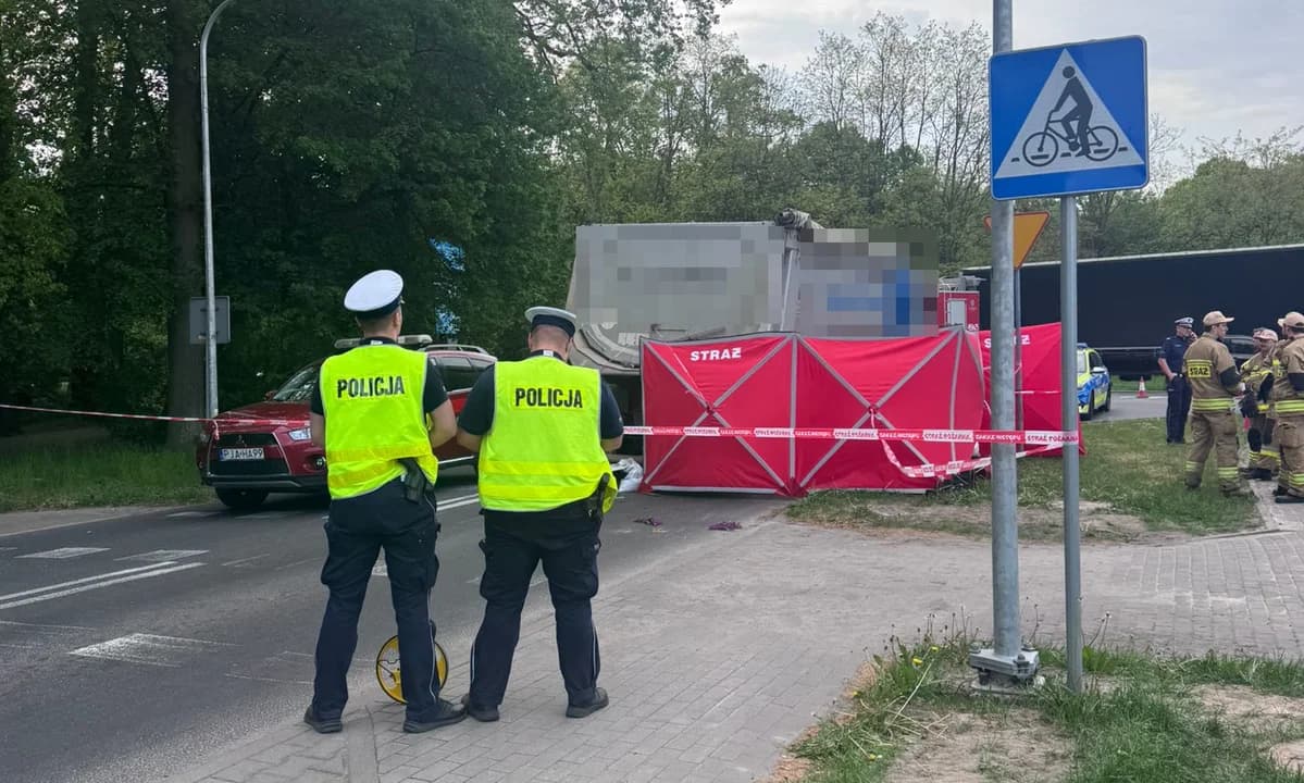Śmiertelne potrącenie rowerzystki — zdjęcie 3 z 3