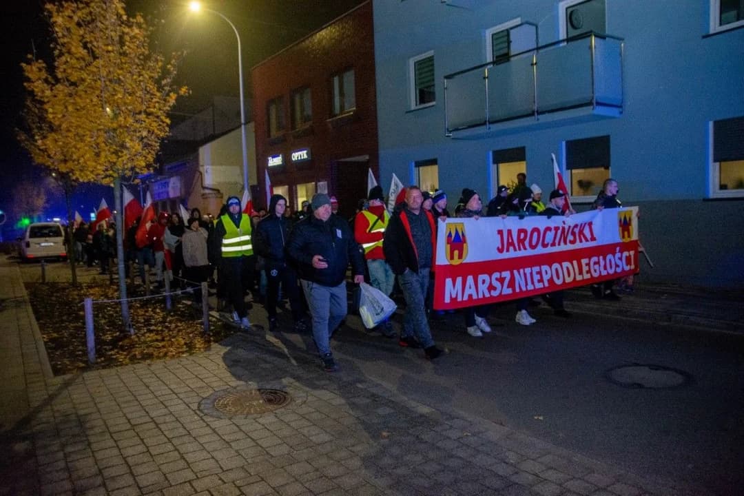 I Jarociński Marsz Niepodległości. Organizatorzy liczyli na ok. 900 osób. Czy tyle przyszło?