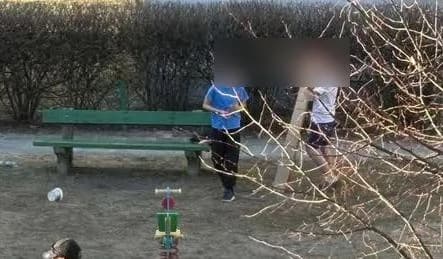 W biały dzień niszczyli plac zabaw na osiedlu. "Taka ekipa, że aż strach" — zdjęcie 5 z 6