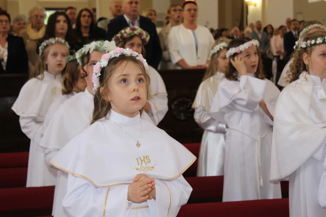 Pierwsza Komunia Święta w parafii Chrystusa Króla w Jarocinie