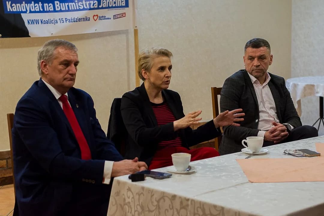 Wiceminister Joanna Scheuring-Wielgus gościła  w Jarocinie