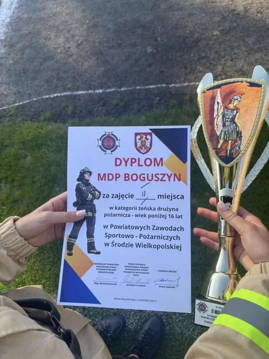 Cztery drużyny z OSP Klęka i OSP Boguszyn walczyły na powiatowych zawodach w Środzie Wkp. Jak im poszło? [ZDJĘCIA]