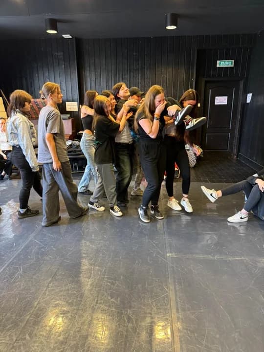 Dziewczyny z Cerekwicy gościły w Teatrze Nowym w Poznaniu