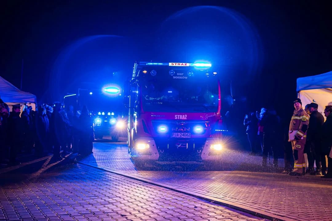 Przekazanie wozu bojowego dla OSP Jaraczewo