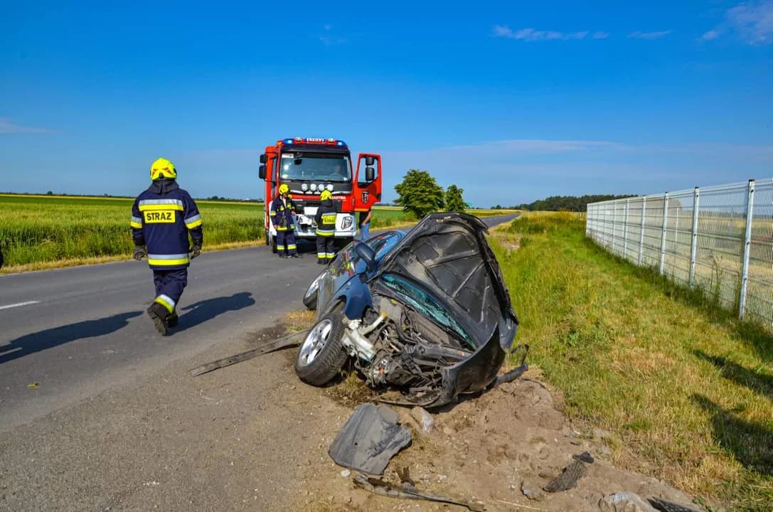 Lądowanie LPR w Potarzycy. Jedna osoba zabrana do szpitala