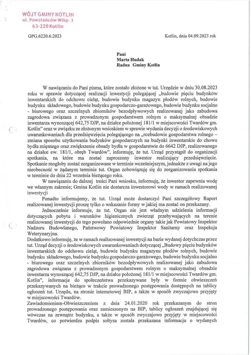 Budowa odchowalni cieląt w Twardowie — zdjęcie 1 z 2