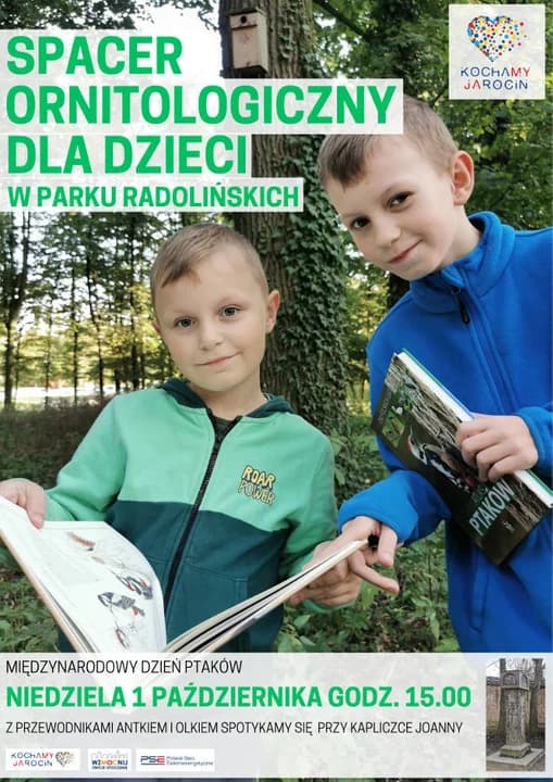 Międzynarodowy Dzień Ptaków w Jarocinie. Przyjdź z dziećmi w niedzielę na spacer po parku — zdjęcie 2 z 3