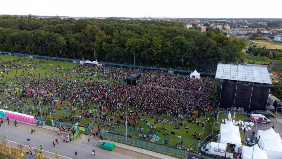 Jarocin Festiwal 2022. Festiwal na ujęciach z drona [ZDJĘCIA]