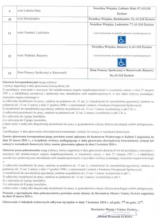 Wybory samorządowe 2024. Gdzie będą głosować mieszkańcy gminy Żerków? [ZDJĘCIA, SONDA] — zdjęcie 3 z 3