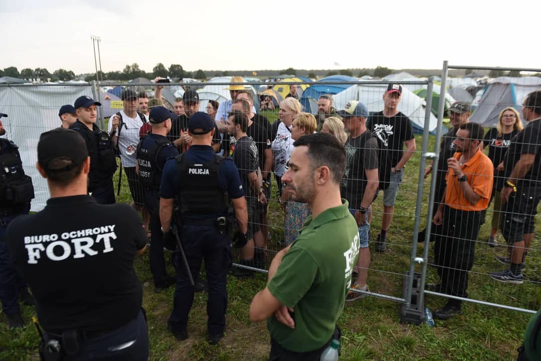 Policja na proteście na festiwalu. Wiemy, co się stało