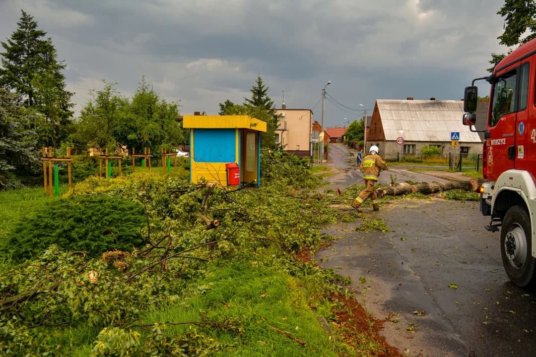 Burza w Jarocinie i okolicy czerwiec 2024