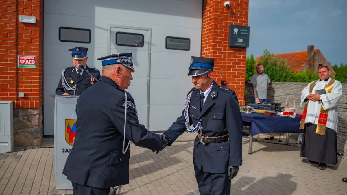 W Zakrzewie otwarto wyremontowaną remizę Ochotniczej Straży Pożarnej