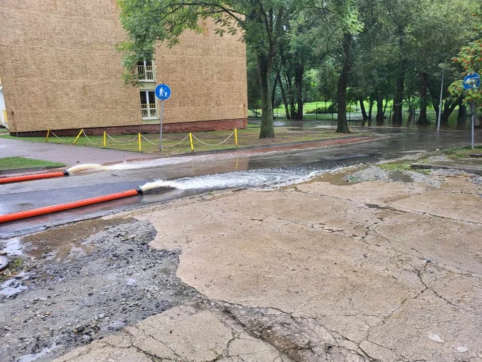 Jarocin i okolice - ulewa sierpień 2024