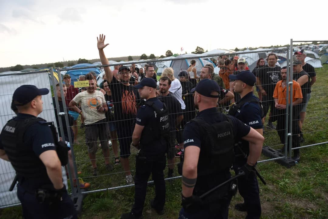 Policja na proteście na festiwalu. Wiemy, co się stało