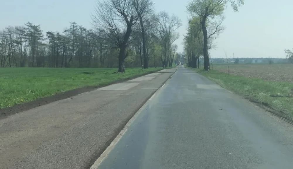 Droga Klęka - Komorze Nowe remontowana. Są utrudnienia