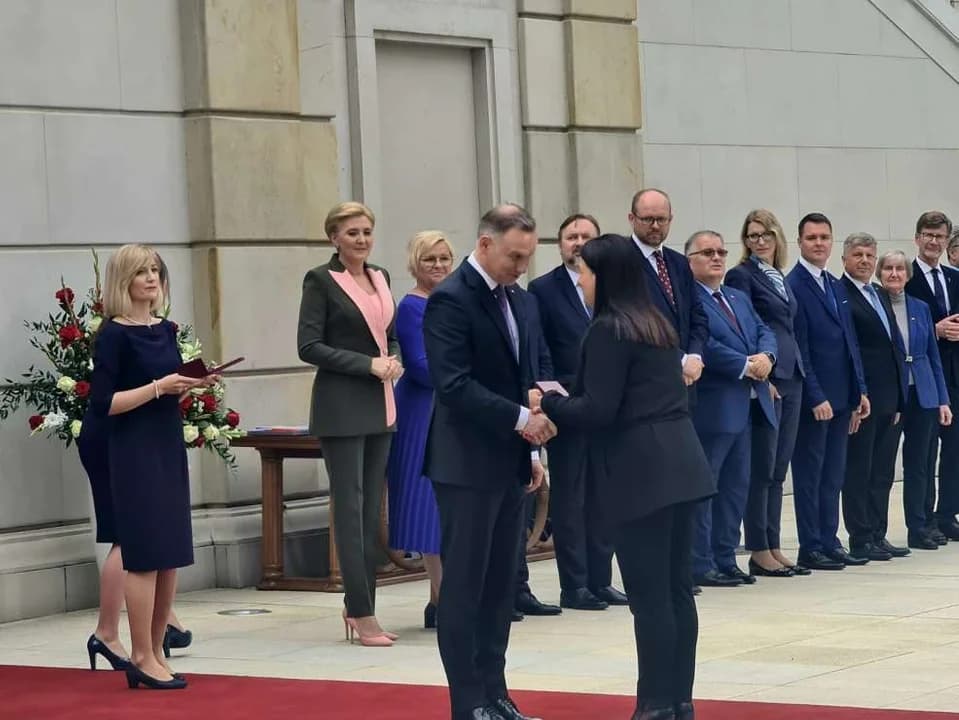 Starosta jarociński Lidia Czechak została odznaczona przez prezydenta Andrzeja Dudę [ZDJĘCIA]