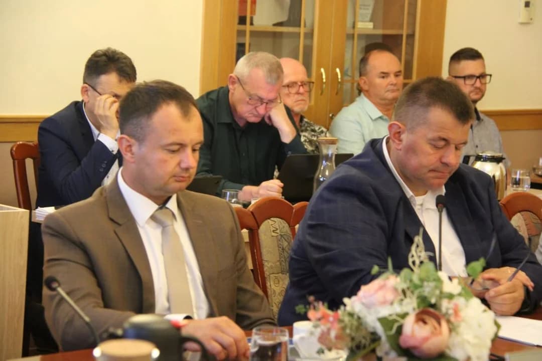 Radni z gminy Jaraczewo - Sławomir Gruchała i Łukasz Guzek.