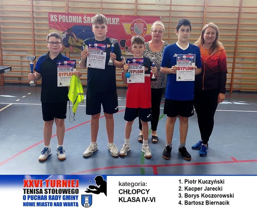 XXVI Turniej Tenisa Stołowego w Nowym Mieście Nad Wartą