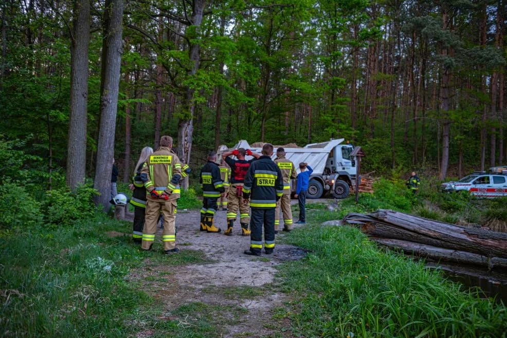 Przerwany zbiornik wodny pomiędzy Wilkowyją a Bachorzewem