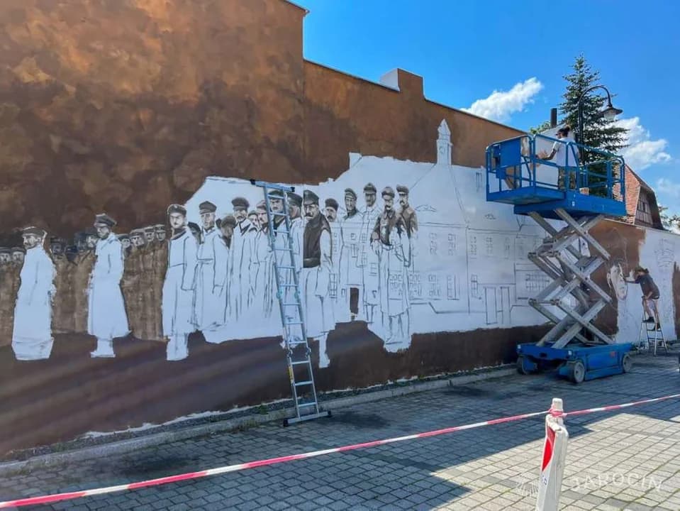 Przybywa murali w Jarocinie. Tym razem upamiętniają Powstanie Wielkopolskie [ZDJECIE]