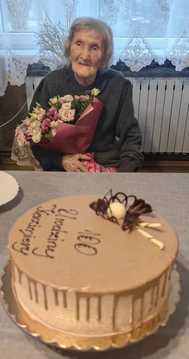 Kazimiera Kubiak z Boguszynka skończyła 100 lat. Najstarszą mieszkankę odwiedził wójt gminy Nowe Miasto [ZDJECIA] — zdjęcie 3 z 3