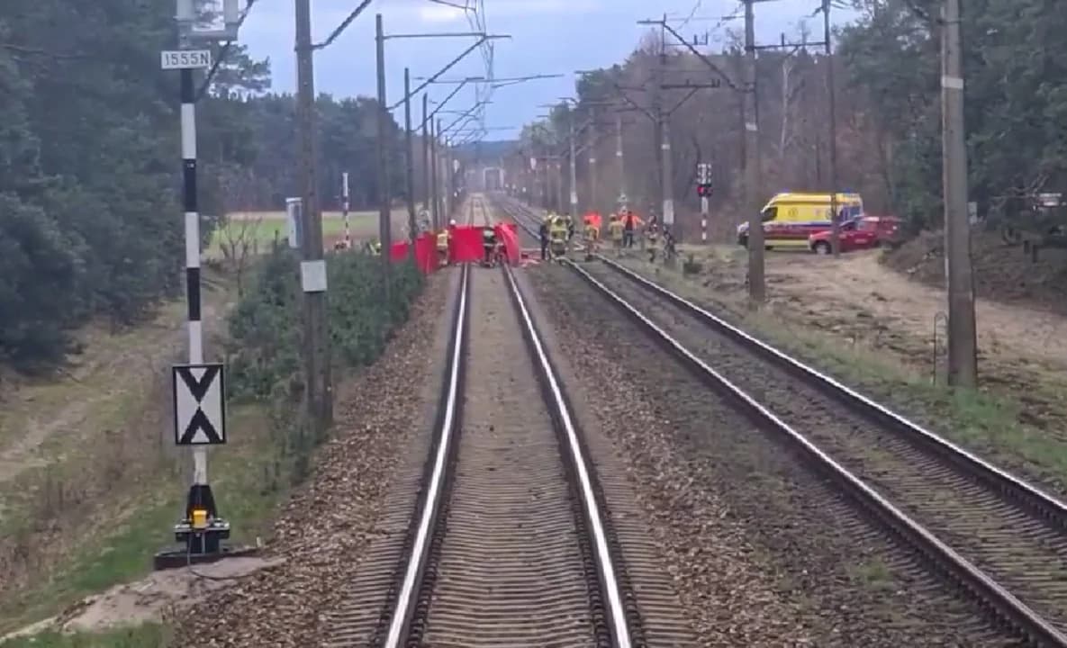 Tragiczny wypadek na torach między Jarocinem a Środą Wlkp. Nie żyje jedna osoba [AKTUALIZACJA] — zdjęcie 2 z 3