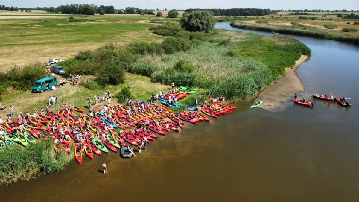 400 osób popłynie kajakami dla niewidomego 4-letniego Filipka Kornatowskiego z Żerkowa