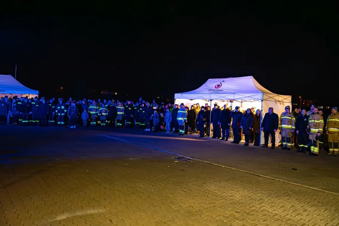 Przekazanie wozu bojowego dla OSP Jaraczewo