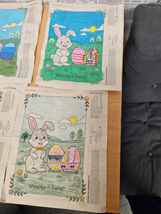 Konkurs Gazety Jarocińskiej na kolorowankę wielkanocną rozstrzygnięty! — zdjęcie 2 z 9