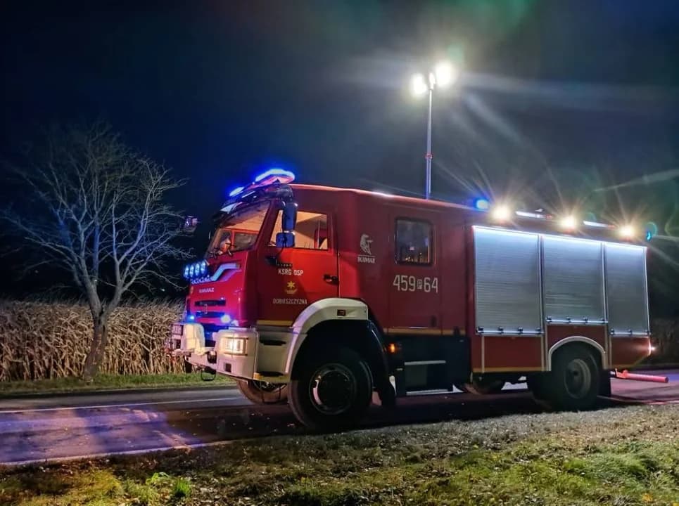 Niebezpieczny poranek na drodze. Kierowca chciał ominąć zwierzę. Razem z pasażerką trafili do szpitala. — zdjęcie 5 z 5