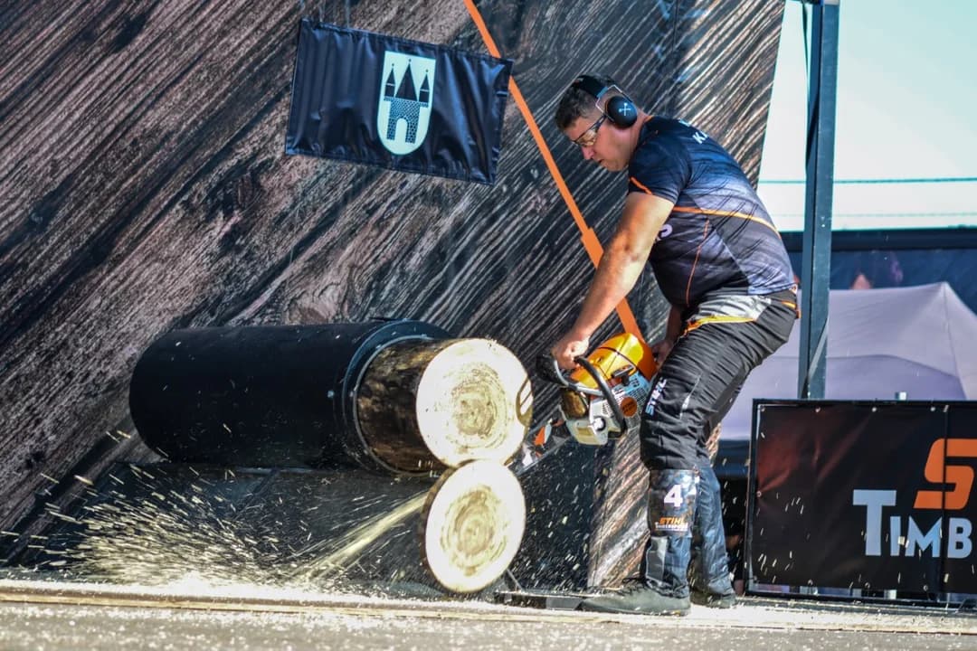 Drwale cięli i rąbali na wyścigi. Mistrzostwa Polski Stihl Timersports w Jarocinie [ZDJĘCIA, WIDEO] — zdjęcie 2 z 70