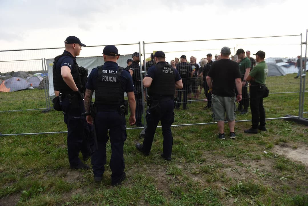 Policja na proteście na festiwalu. Wiemy, co się stało