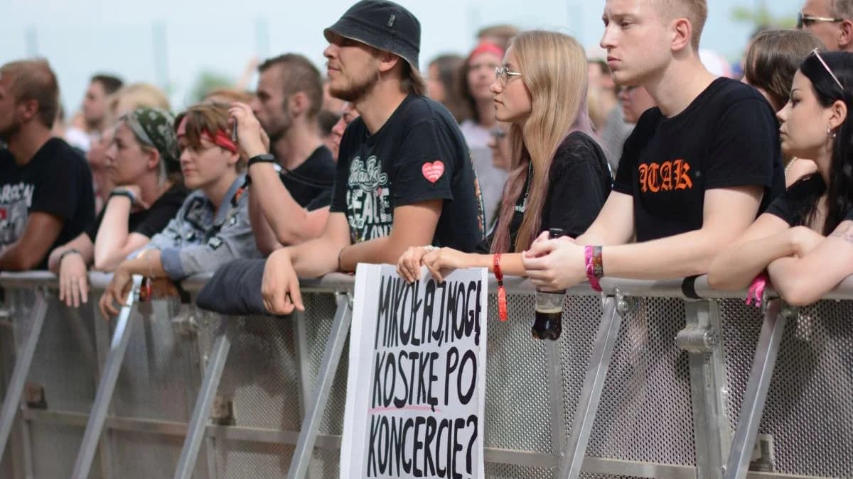 Ludzie na Jarocin Festiwal