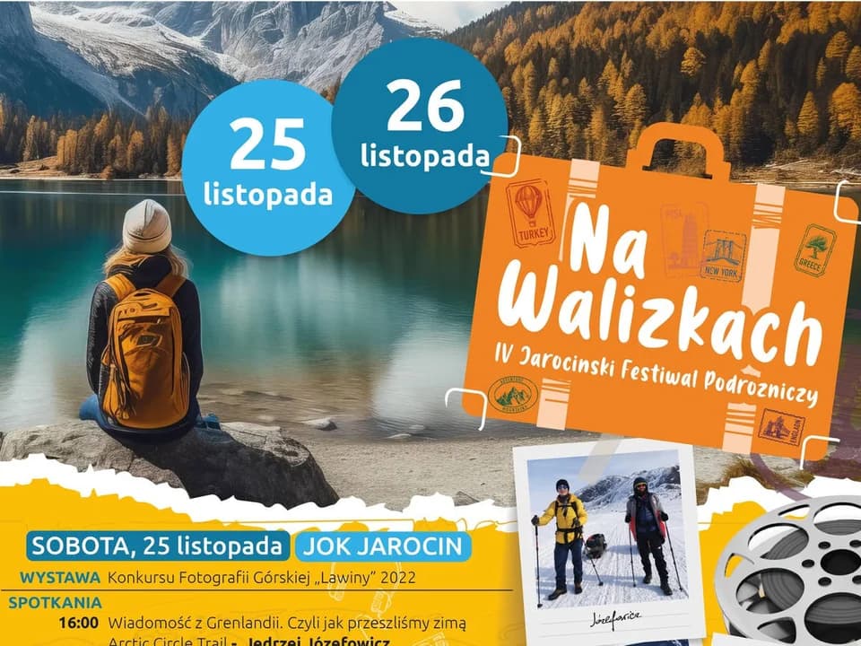 "Na walizkach". IV Festiwal Podróżniczy w Jarocinie. Z Przemkiem Kossakowskim na finał