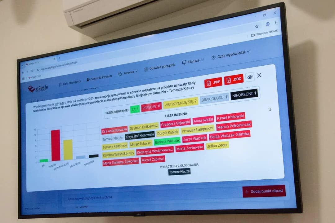 Burzliwie o nowej wysokości diet w Radzie Miejskiej w Jarocinie. Była przewodnicząca rady przeprasza [ZDJĘCIA, SONDA]