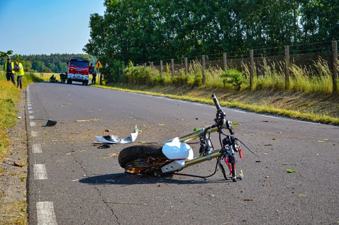 Tragiczny początek długiego weekendu. Nie żyje motocyklista [ZDJĘCIA, AKTUALIZACJA]