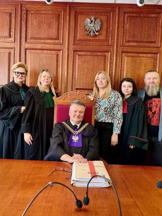 Edukacyjna symulacja rozprawy odbyła się w Sądzie Rejonowym w Jarocinie