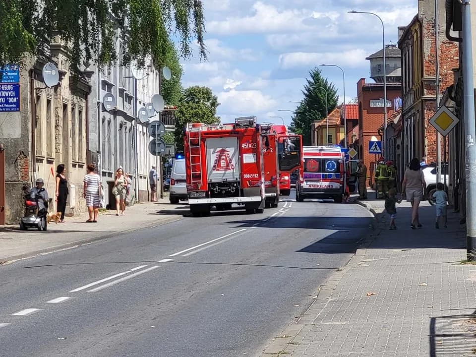 Potrącenie rowerzystki na ul. Świętego Ducha w Jarocinie