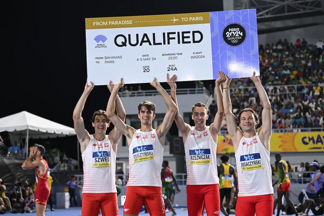 Igor Bogaczyński wywalczył kwalifkację olimpijską dla sztafety na Bahamach. Wtedy jeszcze nie mógł przewidzieć, że nie wystartuje w Paryżu