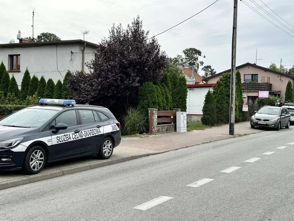Funkcjonariusze Służby Celno-Skarbowej prowadzili działania w Żerkowie
