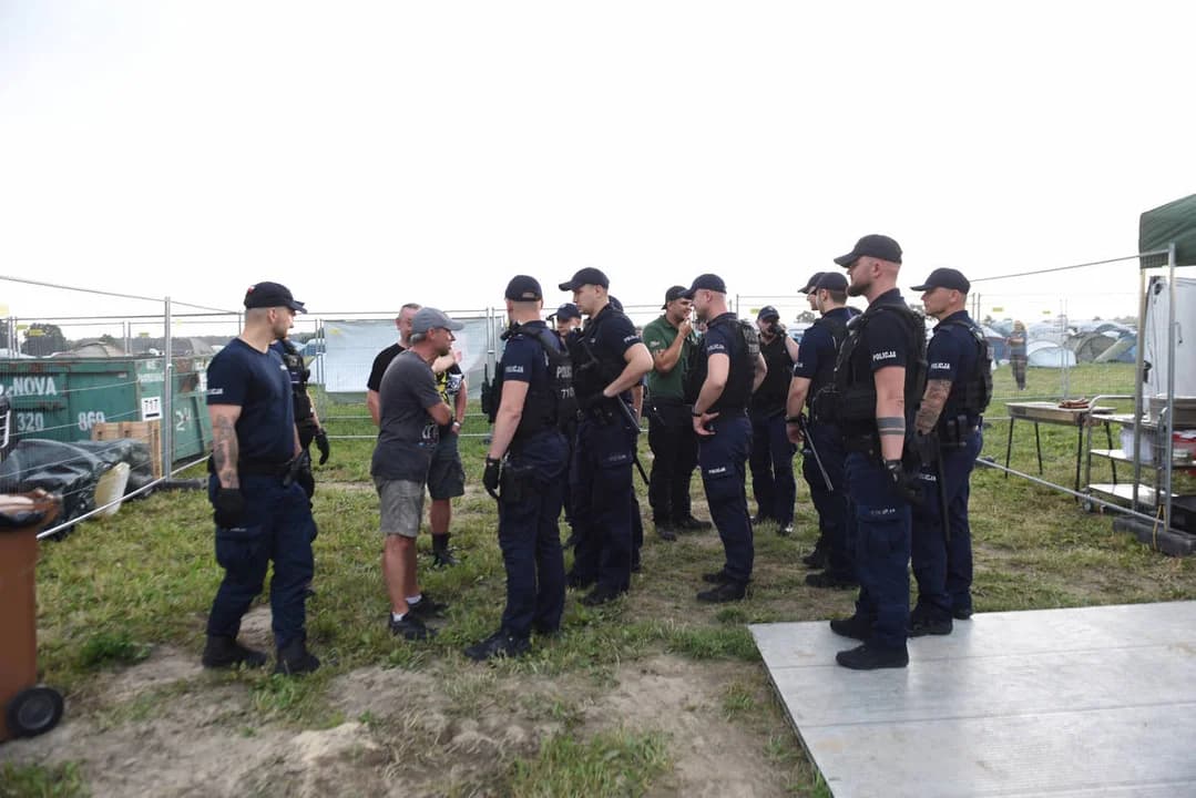 Policja na proteście na festiwalu. Wiemy, co się stało