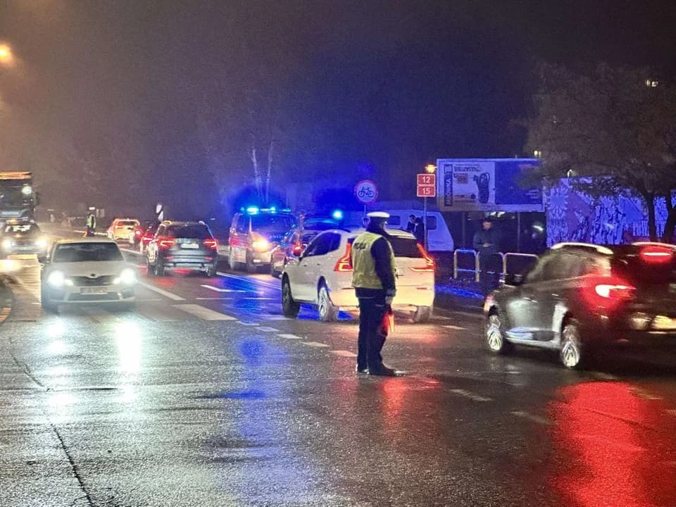 Potrącenie na ulicy Powstańców Wielkopolskich w Jarocinie