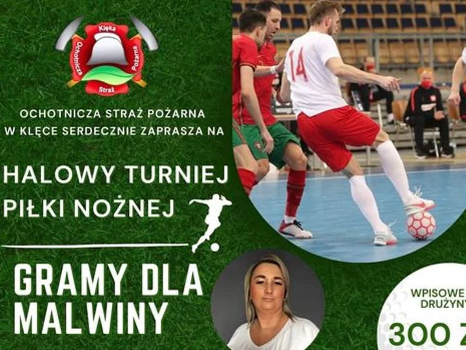 Zagrają turniej dla Malwiny. Strażacy z OSP Klęka zapraszają