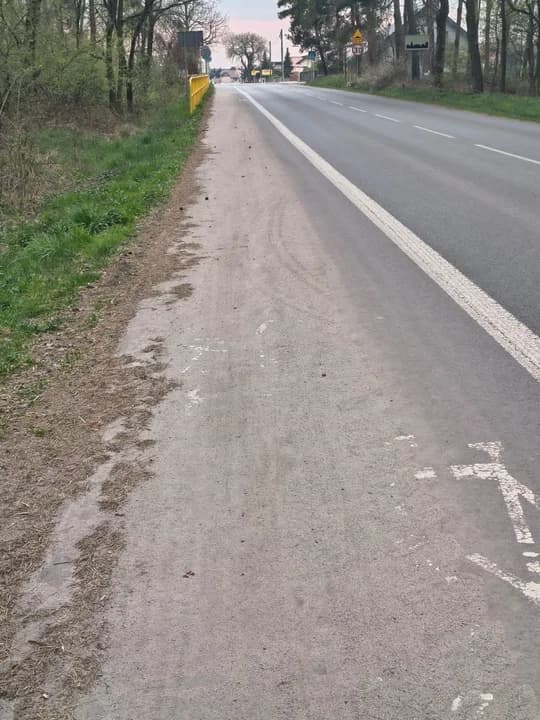 Tak wygląda ścieżka rowerowa z Goliny do Potarzycy