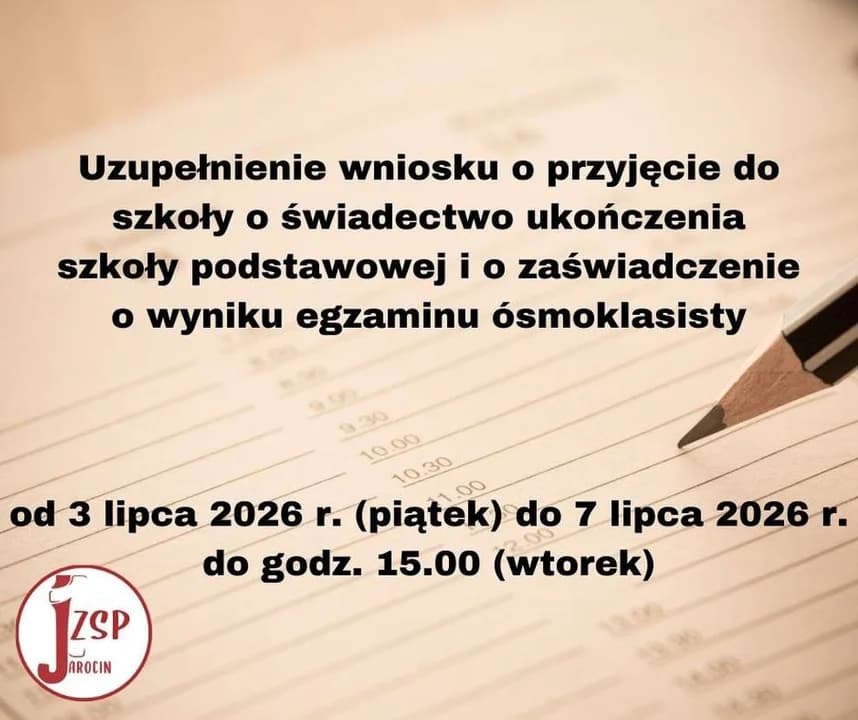 Harmonogram rekrutacji do Technikum ZSP nr 1 w Jarocinie na rok szkolny 2026/2027 — zdjęcie 3 z 14