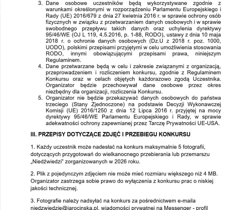 KONKURS Niedźwiedzie 2026. Zrób fotkę przebierańcom, zgarnij kasę — zdjęcie 3 z 7
